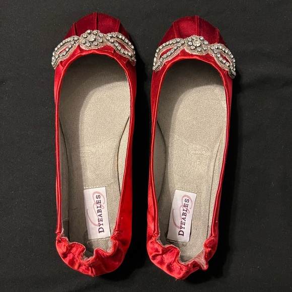 Red Wedding Shoes - Picture 3 of 4